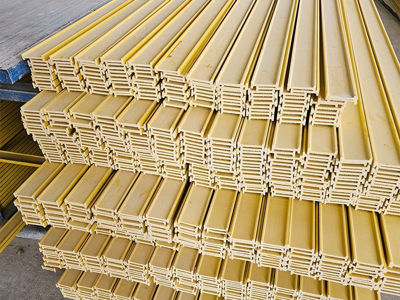 Fiberglass Reinforcing Bars, GRP Angle, I-beam And Other Pultruded Profiles